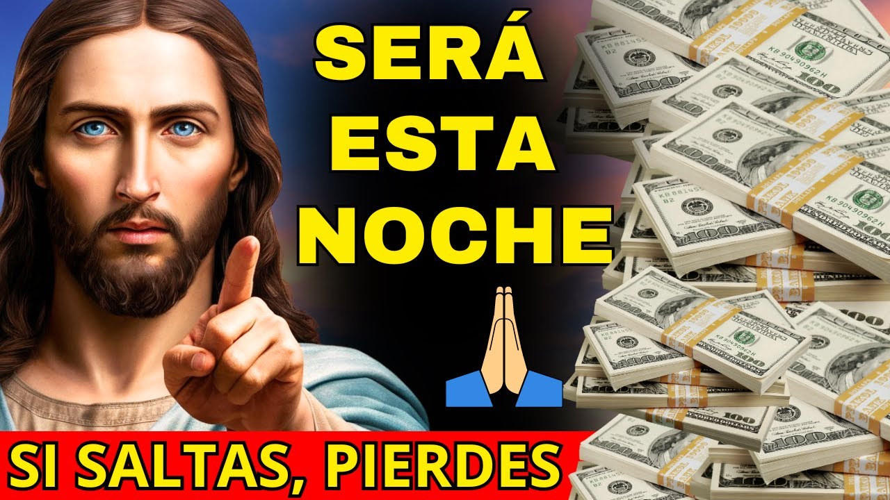 💌 JESÚS DICE: Hijo, este será tu ÚLTIMO DÍA antes de ser rico,  sólo escúchame atentamente