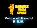 R.E.M. • Voice of Harold | Karaoke • Instrumental • Lyrics