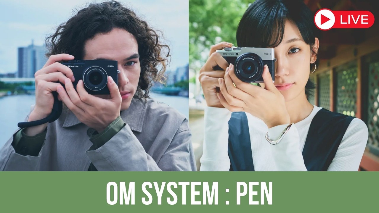 Nova OM SYSTEM PEN: Design Clássico, Tecnologia Moderna e a Alma da Fotografia de Rua