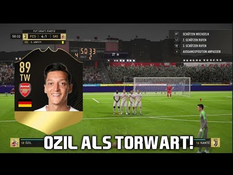 Özil als TORWART spielen 🤔 Fifa 18 Draft Challenge