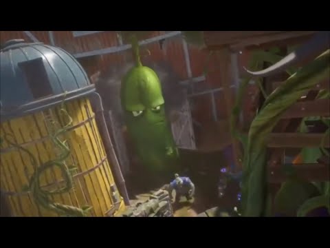 Preserve Pastures Final ending cut scenes - Plants and Zombies win