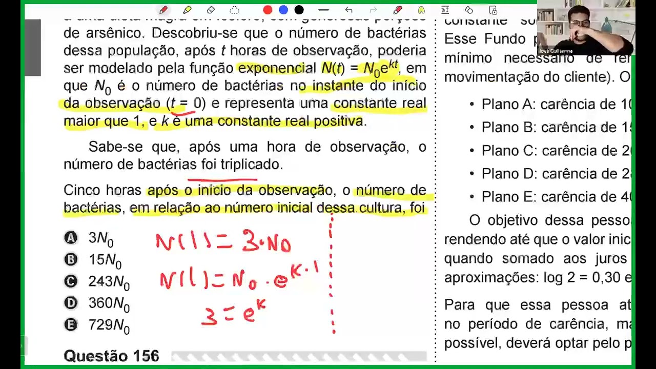 Resolução em Vídeo — Questão 167 ENEM 2019 PPL