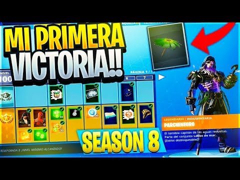 *TEMPORADA 8* PASE COMPLETO & MI PRIMERA VICTORIA!! | Fortnite | Rubinho vlc