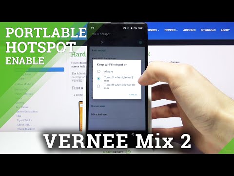 How to Use Portable Hotspot on VERNEE Mix 2 – Activate Portable Hotspot