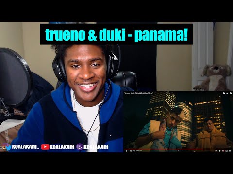 i DIDN'T know PANAMA was this NICE! Trueno, Duki - PANAMÁ (Video Oficial) | reaction