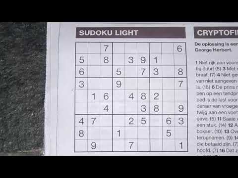 Too easy, just leave it! (#1214) Light Sudoku. 07-24-2020 part 1 of 2