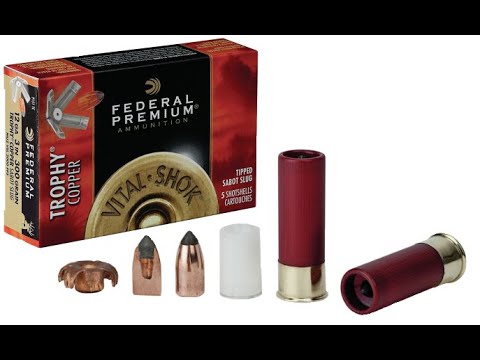 Wow! Shooting Federal Trophy Copper 12 Gauge Sabot Slugs is Amazing (VitalShok Trophy Copper Sabot)