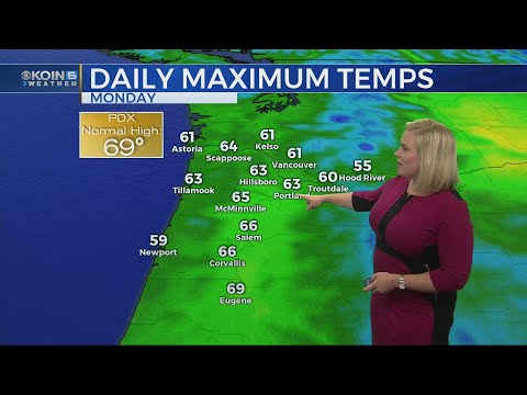 11 p.m. Monday evening forecast KOIN 6 News May 20, 2019