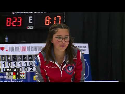 2020 New Holland Canadian Juniors Draw 9 - AB (Marks) vs. NT (Bain)