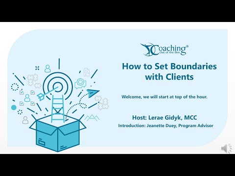 Coaching: Webinar: How to Set Boundaries with Clients