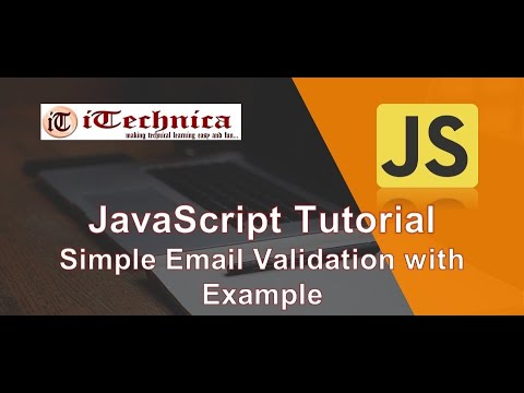 26 Javascript Tutorial Simple Email Validation With Example
