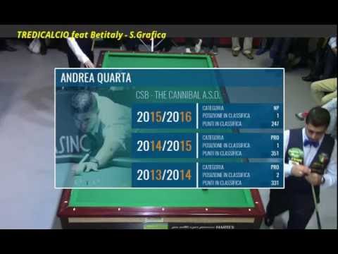 QUARTA vs DELLA TORRE - 1^ PROVA BILIARDO BTP 2016/17 DESIO