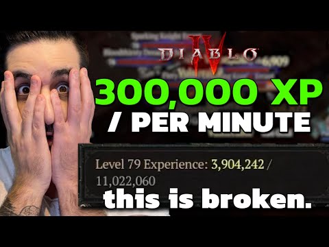 Abuse this XP FARMING STRATEGY BEFORE THEY NERF IT! - Diablo IV