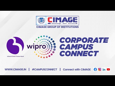A Glimpse of Corporate Campus Connect Organized by CIMAGE College | Wipro & Utkarsh Bank Placement