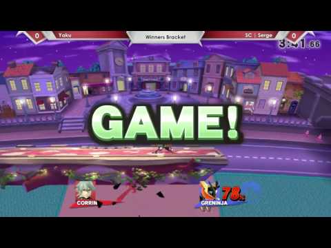 SP61 Yaku (Corrin, Shulk) Vs. SC | Serge (Greninja, Cloud) - Winners Bracket - Smash 4