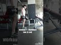 Raw back workout ; the beginning of depletion week