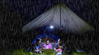 Heavy Rain Can’t Stop Our Camping Fun! Family Adventure
