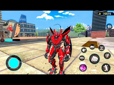 Red Mirage Multiple Transformation Jet Robot Car Game 2020 #21 - Android Gameplay