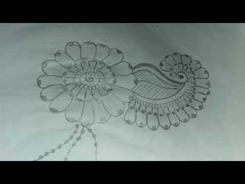 drawing flowers mehandi design /sobia mehandi design /indian mehandi design