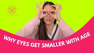 Why eyes get smaller with age? | How to make eyes bigger naturally using facial self-massage