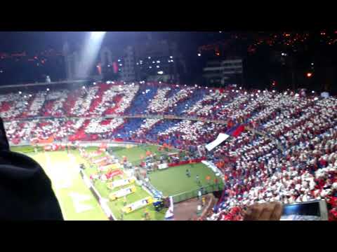 "Tifo "Rojo y Antioqueño" - Clásico paisa Liga Ãguila 2016-2" Barra: Rexixtenxia Norte • Club: Independiente Medellín • País: Colombia