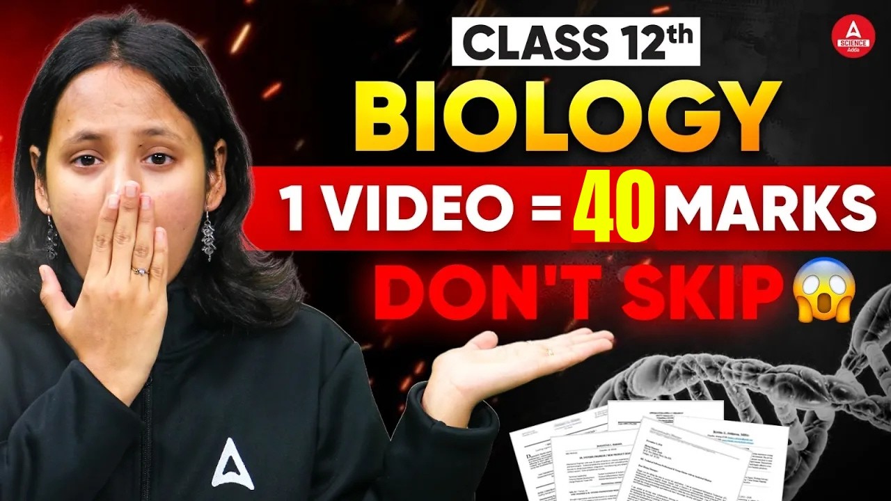 1 Video = 40 Marks 😱 | Class 12 Biology Most Important Chapters and Topics | for Board Exam 2026
