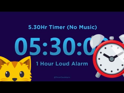 5 Hour 30 minute Timer + 1 Hour Loud Alarm