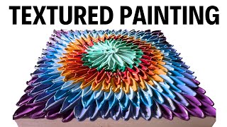 How to Paint 3D Flowers in Acrylic: Easy Texture Techniques