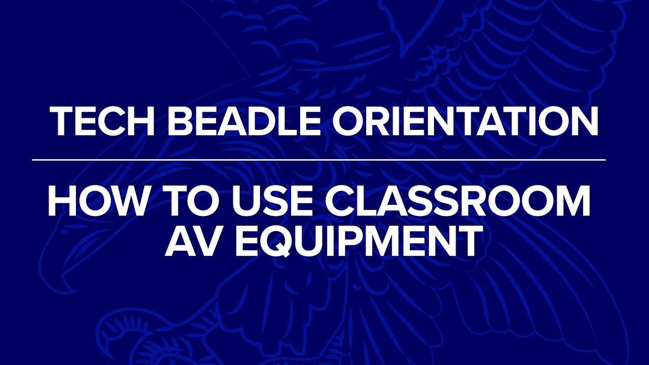 Tech Beadle Orientation
