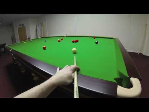 Headcam Snooker 147 attempt