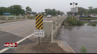 Bridge inspected for its safety in Pipestone