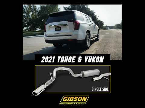 2021 Chevy Tahoe/ 2021 GMC Yukon 5.3L Gibson Cat-Back Single Exhaust System
