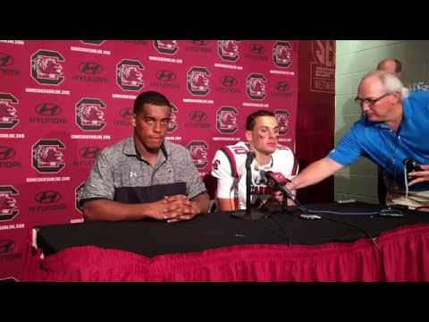 Perry Orth and T.J. Holloman post-game vs. Mississippi State - Sept. 10, 2016