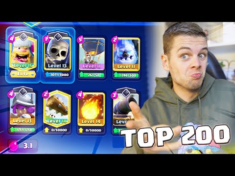 TOP 200 DECK IN CLASH ROYALE!