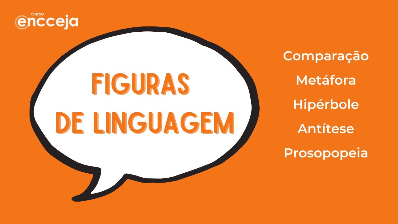 FIGURAS DE LINGUAGEM: Comparação, metáfora, hipérbole, antítese e prosopopeia | RESUMO ENCCEJA