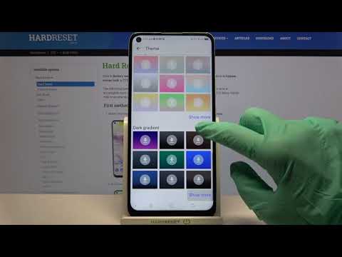 Choose New Keyboard Background  - ZTE Blade V2020 & Keyboard Theme Managing