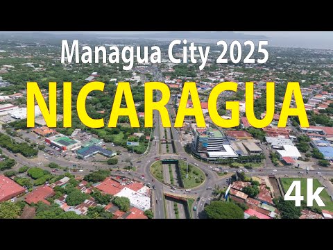 Managua City - Nicaragua 4K By Drone 2025
