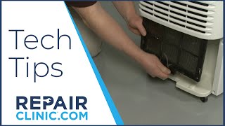 Clean Dehumidifier Coils and Filters - Tech Tips from Repair Clinic
