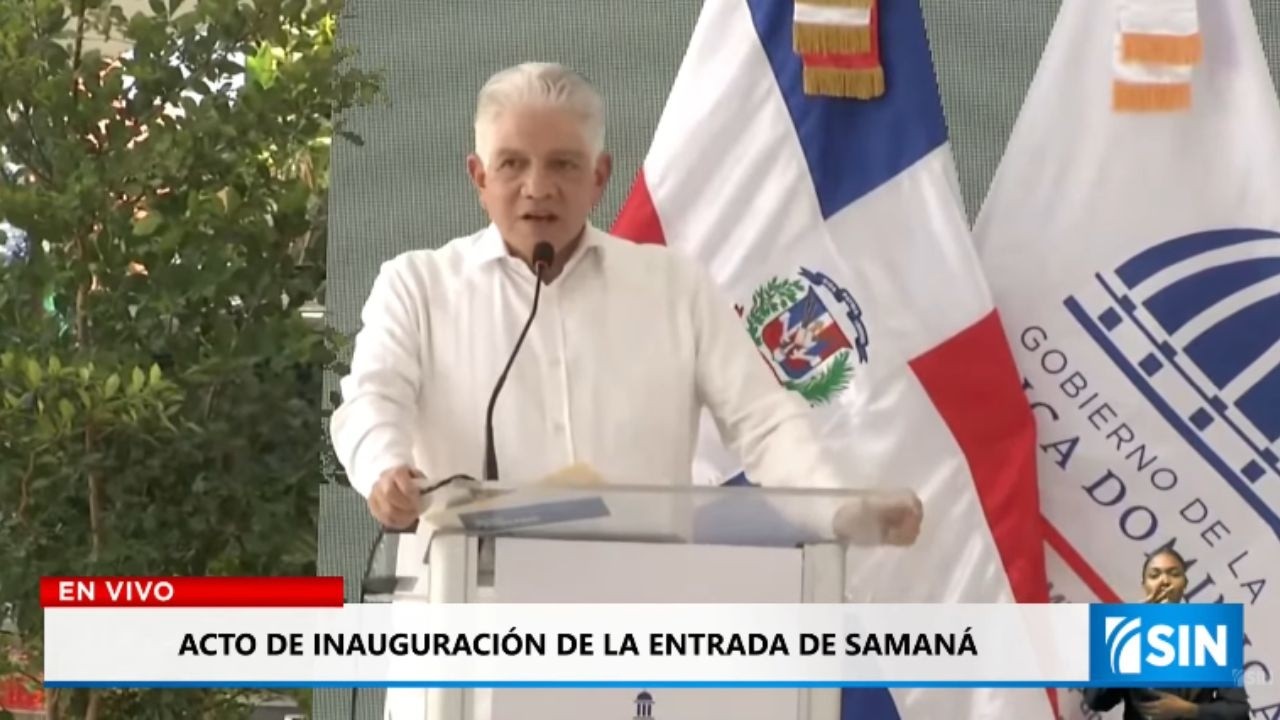 Acto de Inauguración de la Entrada de Samaná