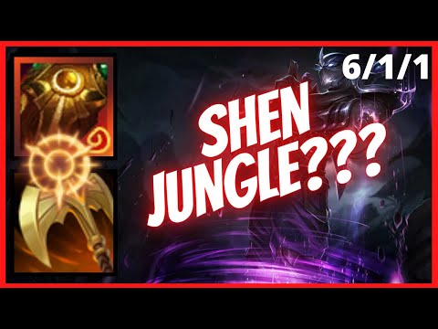 How to End a Game Fast With Shen Jungle - How to Play Shen Jungle - Clear - Items - Runes