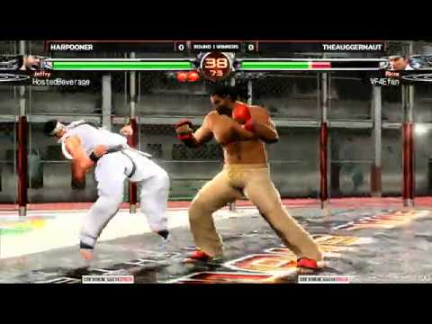 VF5FS Online Tourney #1 Harpooner (Jeffry) vs. TheAuggernaut (Akira) [4K/60fps]