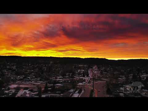 12-14-2021 Rapid City, SD - High Winds Create Stunning Sunset