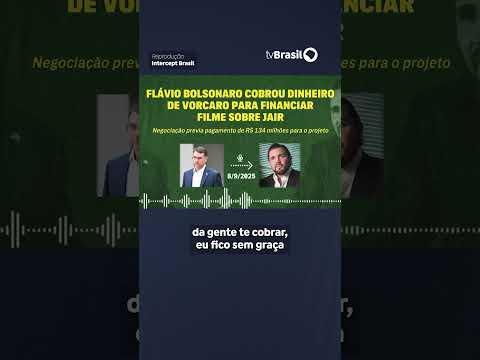 Flávio Bolsonaro negociou R$ 134 milhões com Vorcaro para filme sobre Jair Bolsonaro, afirma site