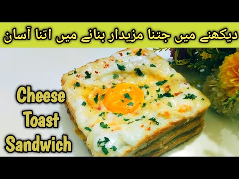 Egg Cheese Sandwich | Cheese Toast Sandwich Recipe | 5 Minutes Breakfast Recipe | Bread Egg Recipe