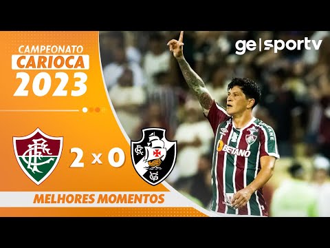 FLUMINENSE 2 X 0 VASCO| MELHORES MOMENTOS | 8ª RODADA DO CARIOCA 2023 | ge.globo