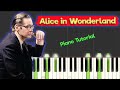 Alice In Wonderland Jazz Piano Tutorial