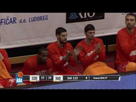 ABA Liga 2016/17 highlights, Round 20: Cedevita - Igokea (28.1.2017)