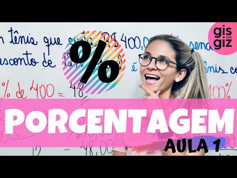 PORCENTAGEM | COMO CALCULAR PORCENTAGEM | \Prof. Gis/ #01