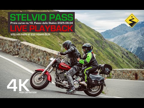 The original Stelvio Pass LIVE! (4K Playback) 2025.08.04