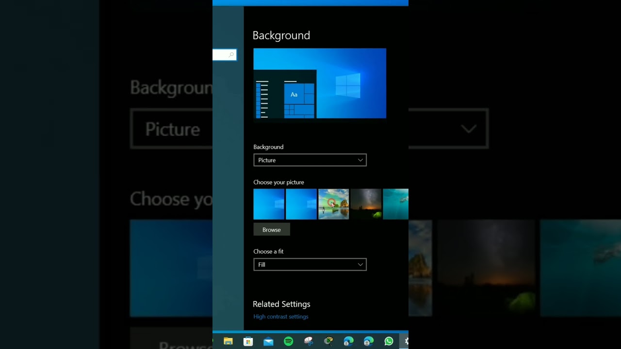 How to change Desktop Wallpaper  🌆
